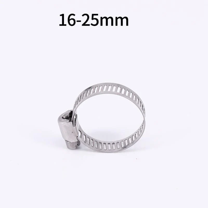 10 teile/los Hohe Qualität Schraube Schneckengetriebe Schlauch Klemme 304 Edelstahl Schlauch Hoop Rohr Klemme Clip