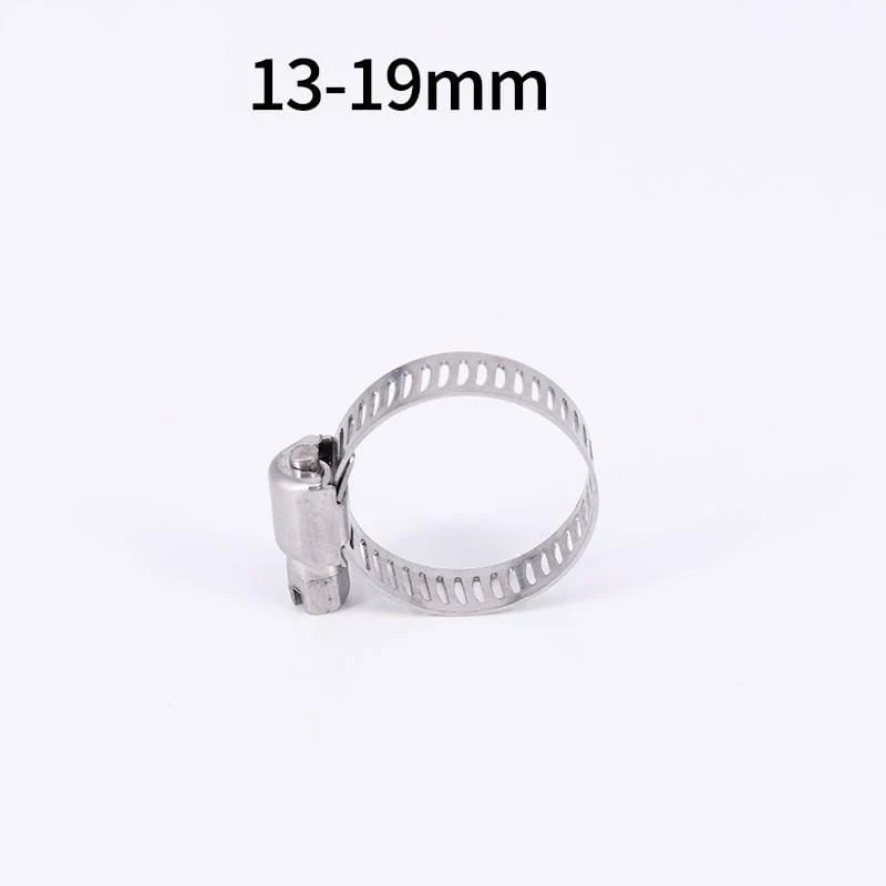 10 teile/los Hohe Qualität Schraube Schneckengetriebe Schlauch Klemme 304 Edelstahl Schlauch Hoop Rohr Klemme Clip