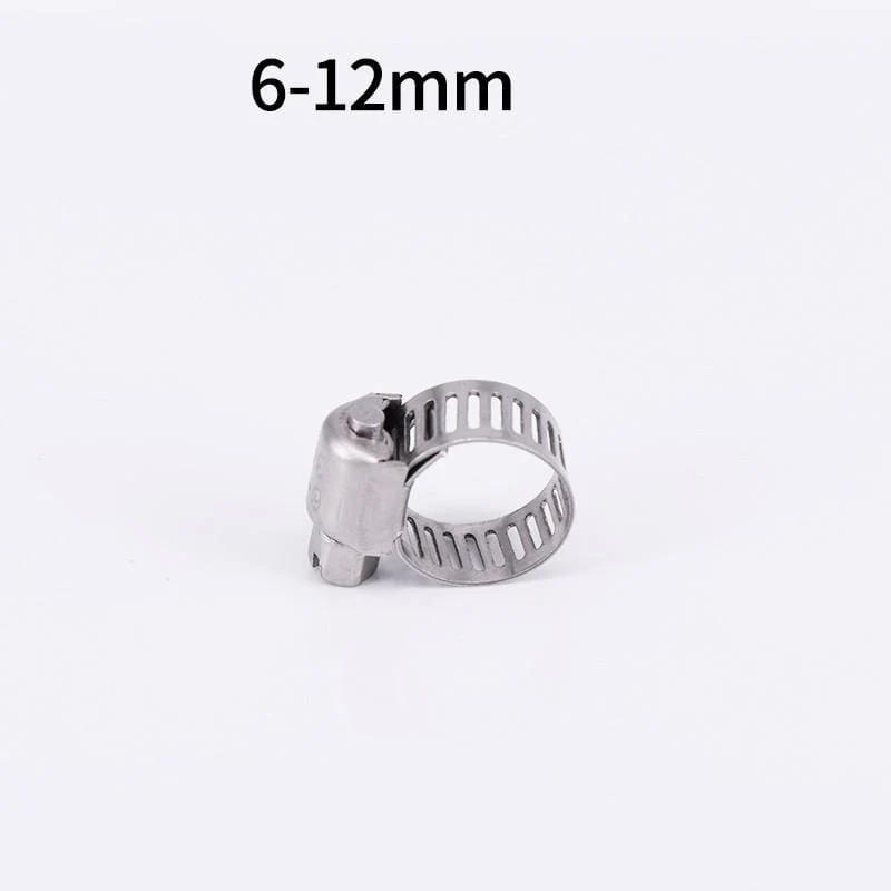 10 teile/los Hohe Qualität Schraube Schneckengetriebe Schlauch Klemme 304 Edelstahl Schlauch Hoop Rohr Klemme Clip