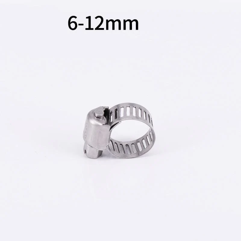 10 teile/los Hohe Qualität Schraube Schneckengetriebe Schlauch Klemme 304 Edelstahl Schlauch Hoop Rohr Klemme Clip