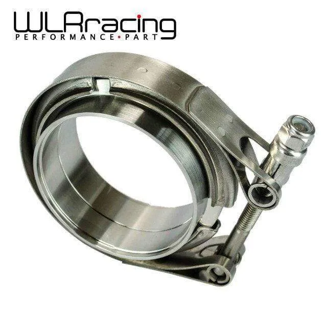 3" SUS 304 Stahl Edelstahl Auspuff V-Band Klemmflansch Kit V-Band V-Band Männlich Weiblich Design WLR5243
