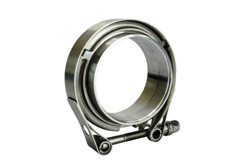 3" SUS 304 Stahl Edelstahl Auspuff V-Band Klemmflansch Kit V-Band V-Band Männlich Weiblich Design WLR5243