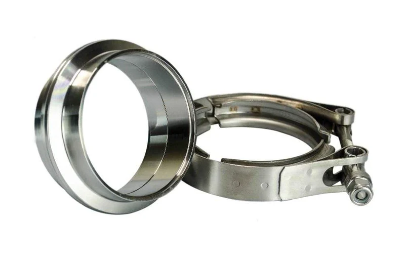 3" SUS 304 Stahl Edelstahl Auspuff V-Band Klemmflansch Kit V-Band V-Band Männlich Weiblich Design WLR5243