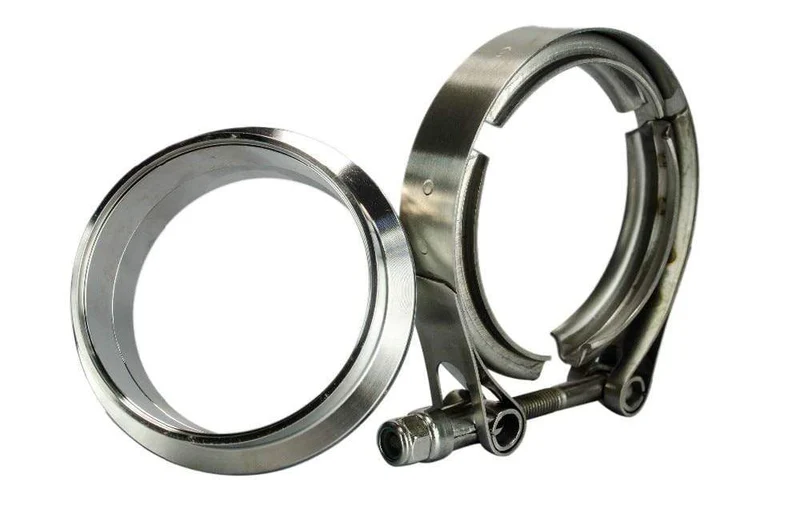 3" SUS 304 Stahl Edelstahl Auspuff V-Band Klemmflansch Kit V-Band V-Band Männlich Weiblich Design WLR5243
