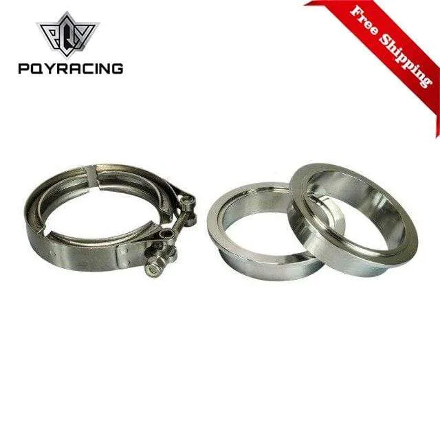 2.5" SUS 304 Stahl Edelstahl Auspuff V-Band Klemmflansch Kit V-Band Vband männlich weiblich Design PQY5241