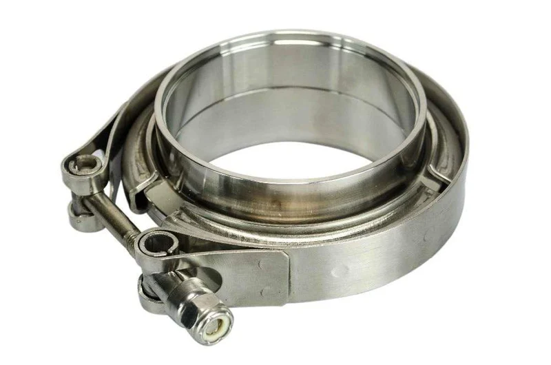 2.5" SUS 304 Stahl Edelstahl Auspuff V-Band Klemmflansch Kit V-Band Vband männlich weiblich Design PQY5241