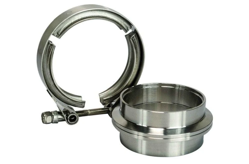 2.5" SUS 304 Stahl Edelstahl Auspuff V-Band Klemmflansch Kit V-Band Vband männlich weiblich Design PQY5241