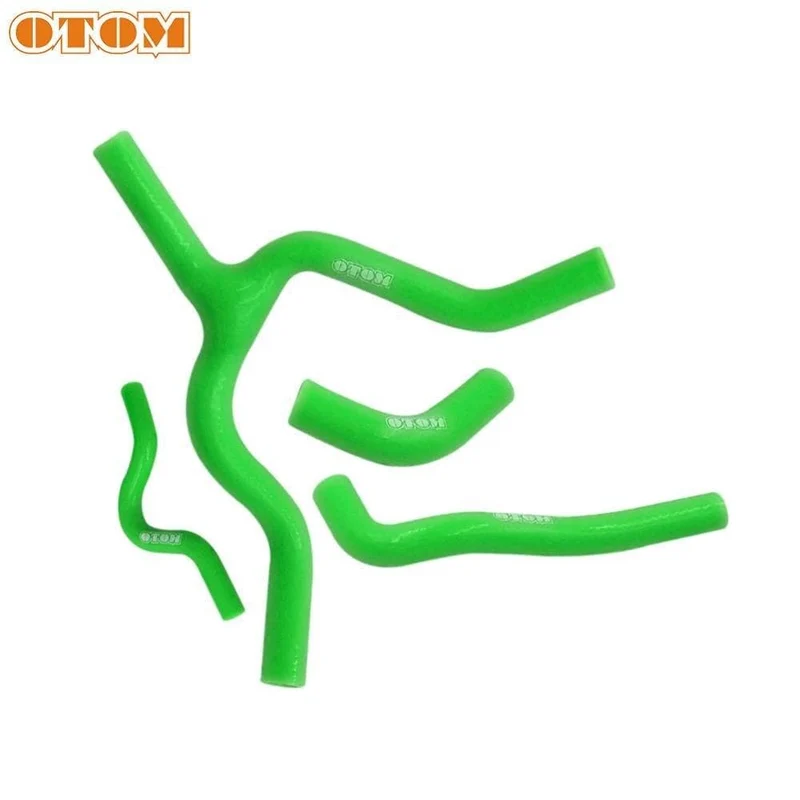 Motorrad Silikon Kühler Kühlmittel Schlauch Kit Für KAWASAKI KXF KX250F KX450F 2007 2008 2009 2010 2015 2019 GRÜN
