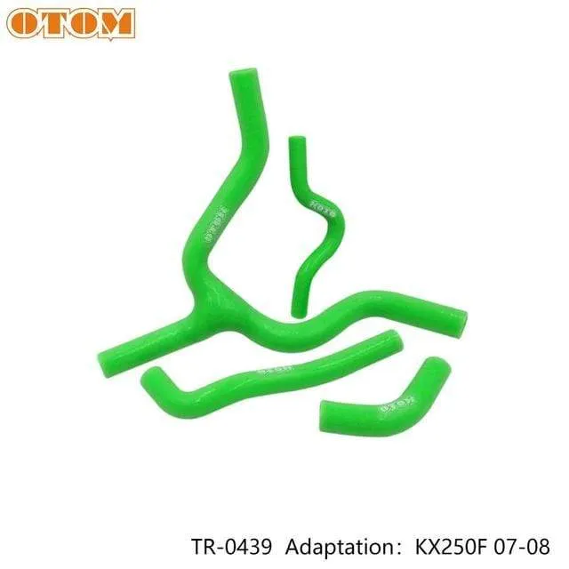 Motorrad Silikon Kühler Kühlmittel Schlauch Kit Für KAWASAKI KXF KX250F KX450F 2007 2008 2009 2010 2015 2019 GRÜN