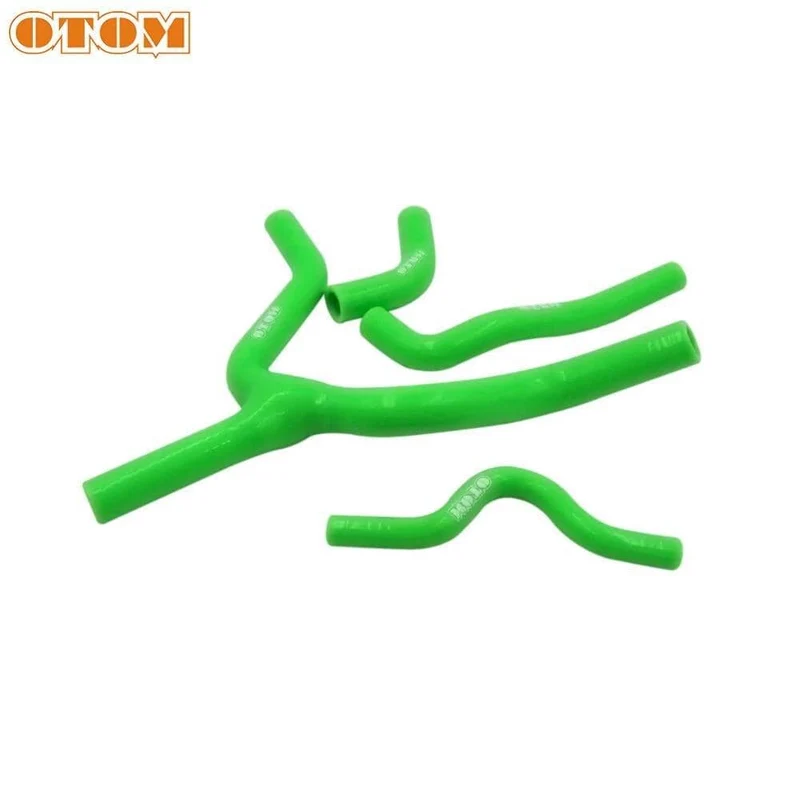 Motorrad Silikon Kühler Kühlmittel Schlauch Kit Für KAWASAKI KXF KX250F KX450F 2007 2008 2009 2010 2015 2019 GRÜN