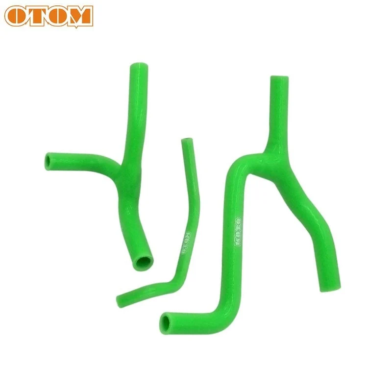 Motorrad Silikon Kühler Kühlmittel Schlauch Kit Für KAWASAKI KXF KX250F KX450F 2007 2008 2009 2010 2015 2019 GRÜN