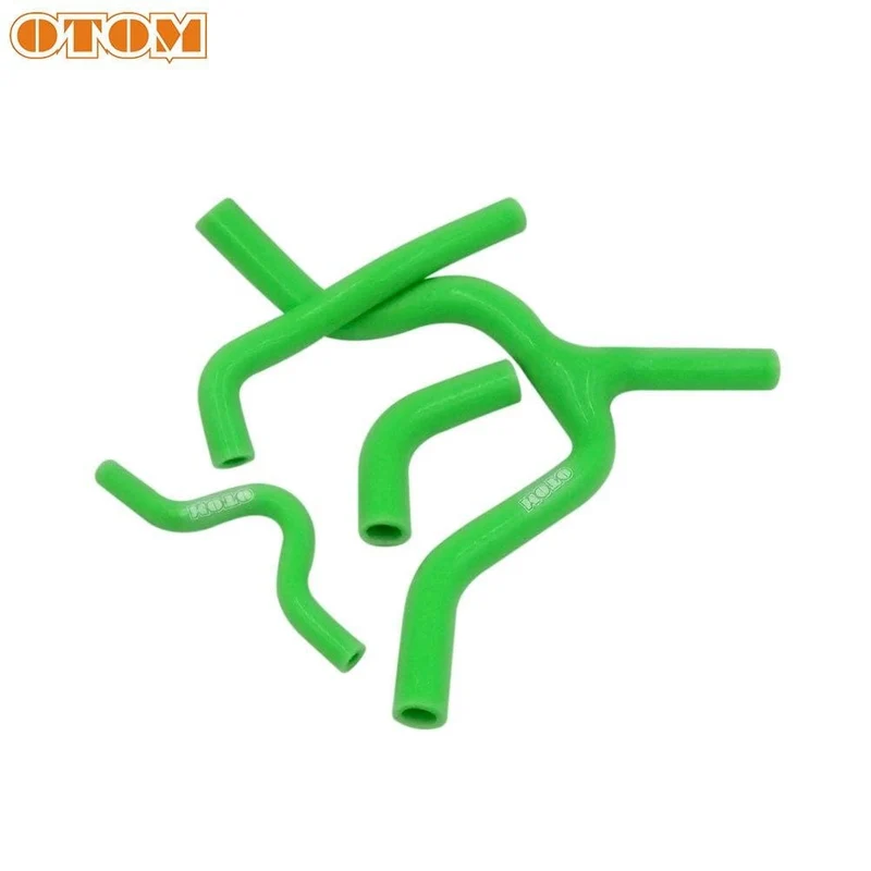 Motorrad Silikon Kühler Kühlmittel Schlauch Kit Für KAWASAKI KXF KX250F KX450F 2007 2008 2009 2010 2015 2019 GRÜN