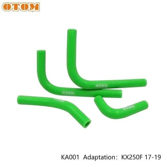 Motorrad Silikon Kühler Kühlmittel Schlauch Kit Für KAWASAKI KXF KX250F KX450F 2007 2008 2009 2010 2015 2019 GRÜN