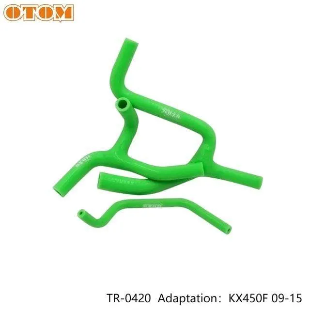 Motorrad Silikon Kühler Kühlmittel Schlauch Kit Für KAWASAKI KXF KX250F KX450F 2007 2008 2009 2010 2015 2019 GRÜN