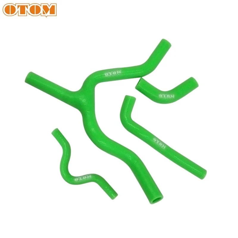 Motorrad Silikon Kühler Kühlmittel Schlauch Kit Für KAWASAKI KXF KX250F KX450F 2007 2008 2009 2010 2015 2019 GRÜN