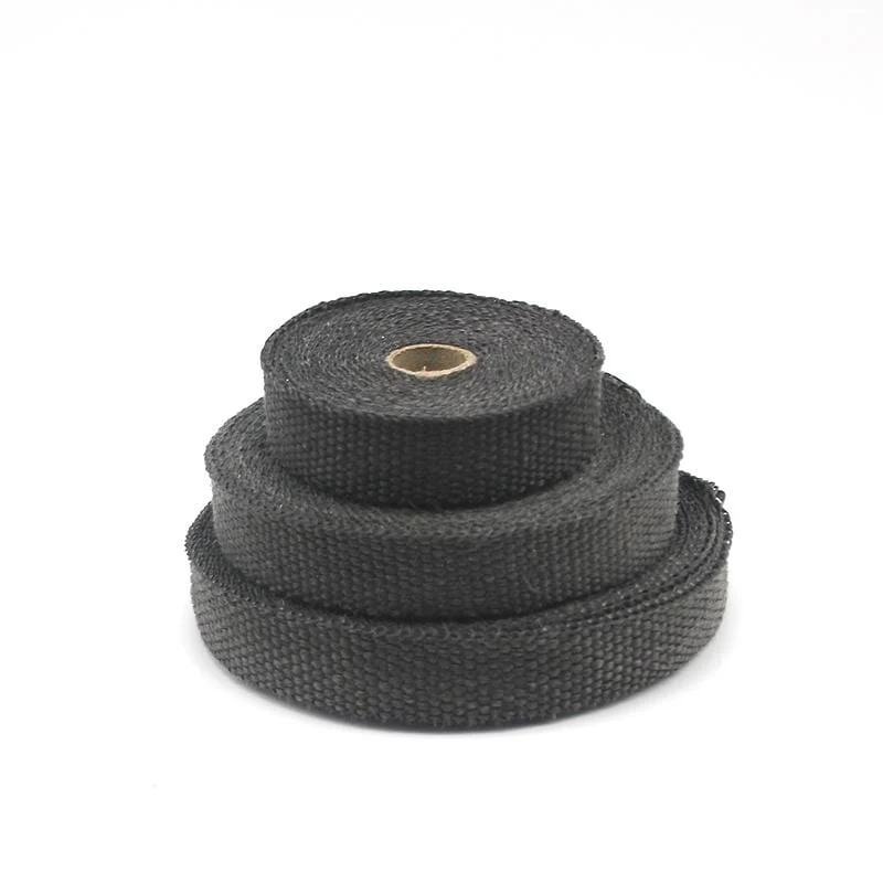 Alconstar- 5M/10M/15M Motorrad-Auspuff-Thermoband-Krümmer-Wärmewickel-Krümmer-Isolierung, rollbeständig mit rostfreien Kabelbindern