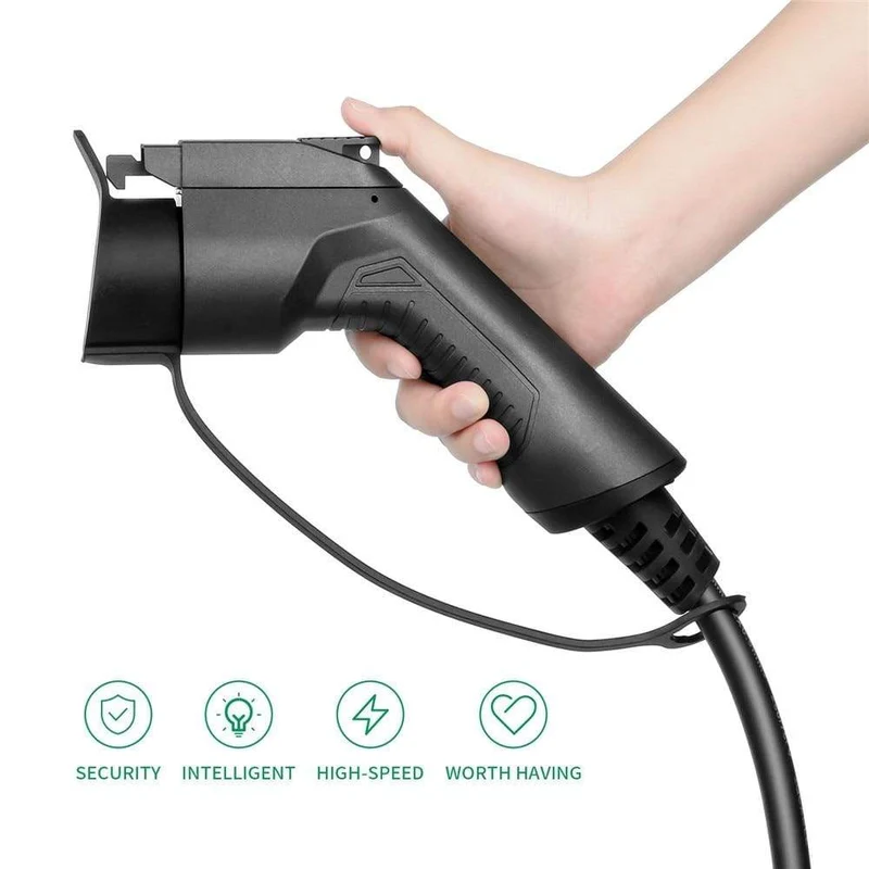 Typ 1 EV-Ladegerät 40 A SAE J1772 Tragbare EVSE-Ladebox mit 7.6 m Kabel für Nissan für Ford Elektrofahrzeug Level 2 Ladegerät