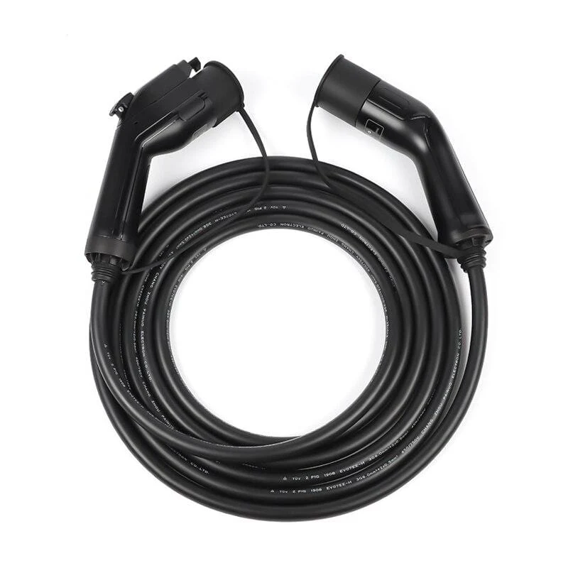 EV-Ladegerät Typ 2 bis Typ 1 EVSE-Ladegerät für Elektrofahrzeug-EV-Ladekabel j1772 32A 16A