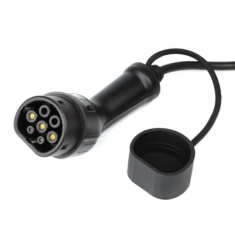 Typ 2 EV-Ladegerät, 32 Ampere, tragbares Ladegerät für Elektrofahrzeuge, CEE-Stecker, 220 V-240 V Autoladekabel, IEC 62196-2