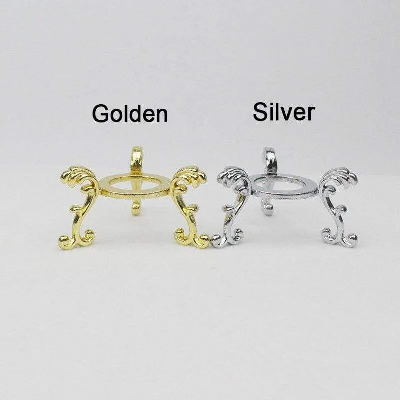 5 TEILE/LOS Mode Kristallkugel Sockel Glas Diamant Unterstützung Basis Büro Display Dekoration