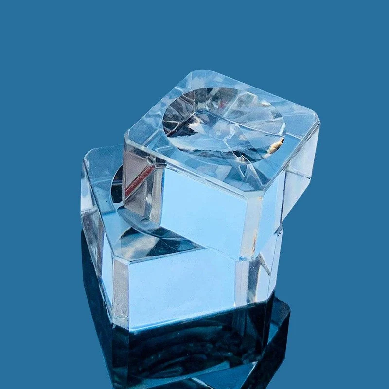 1PC Klar Kristall Ball Stand Display Halter Kristall Ball Basis Platz Glas Kugel Display-ständer Tisch Dekoration Handwerk