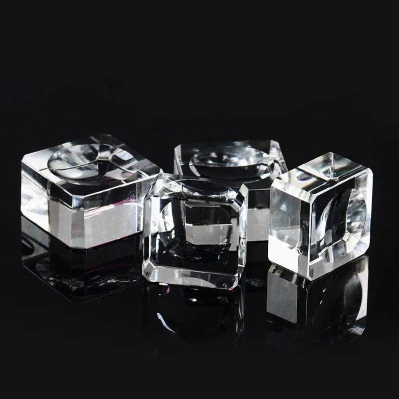 1PC Klar Kristall Ball Stand Display Halter Kristall Ball Basis Platz Glas Kugel Display-ständer Tisch Dekoration Handwerk