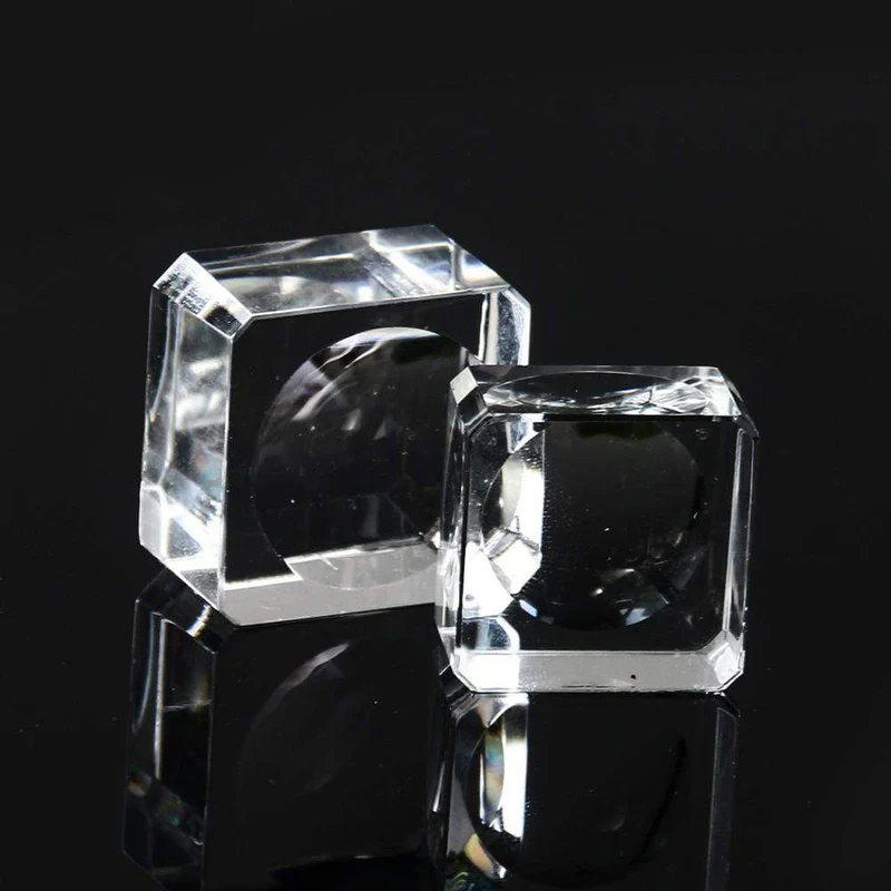 1PC Klar Kristall Ball Stand Display Halter Kristall Ball Basis Platz Glas Kugel Display-ständer Tisch Dekoration Handwerk
