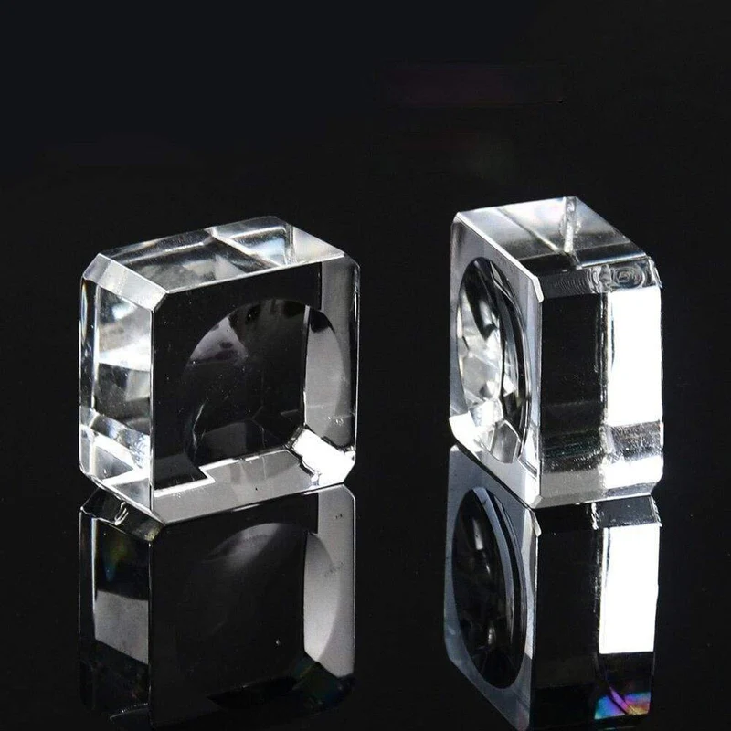 1PC Klar Kristall Ball Stand Display Halter Kristall Ball Basis Platz Glas Kugel Display-ständer Tisch Dekoration Handwerk