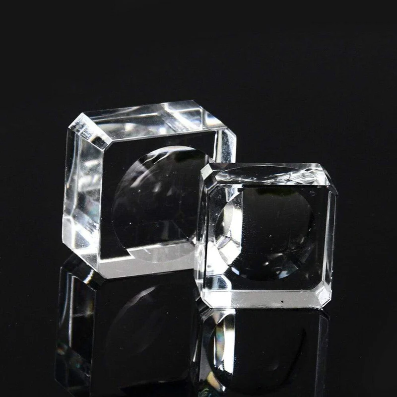 1PC Klar Kristall Ball Stand Display Halter Kristall Ball Basis Platz Glas Kugel Display-ständer Tisch Dekoration Handwerk