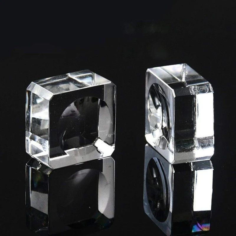 1PC Klar Kristall Ball Stand Display Halter Kristall Ball Basis Platz Glas Kugel Display-ständer Tisch Dekoration Handwerk