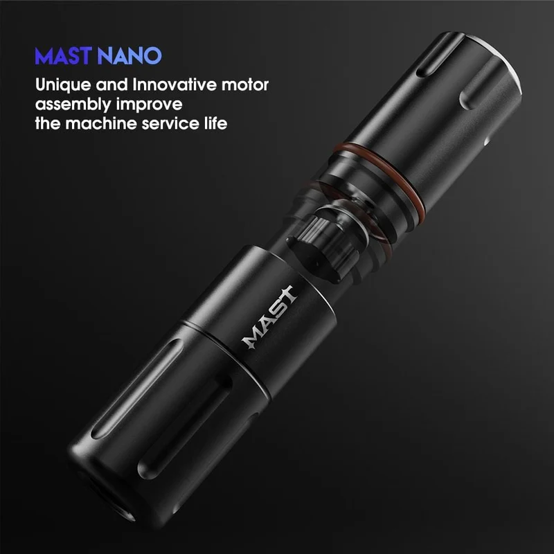 Mast Nano High Speed ​​Power Dragonhawk Magnetic Tattoo Rotary Pen Machine Tour Permanent Make-up Nadelpatronen