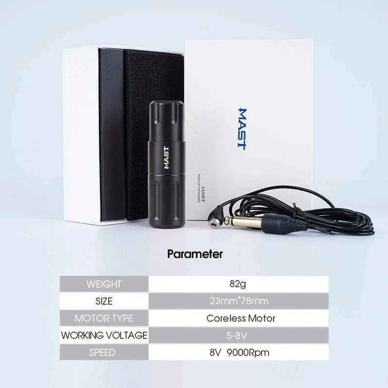 Mast Nano High Speed ​​Power Dragonhawk Magnetic Tattoo Rotary Pen Machine Tour Permanent Make-up Nadelpatronen