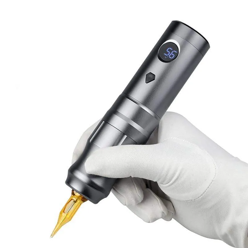 Drahtlose Tattoo-Stift-Maschine Japanischer Coreless Motor 2 Akku-Pack Tattoo Supplies