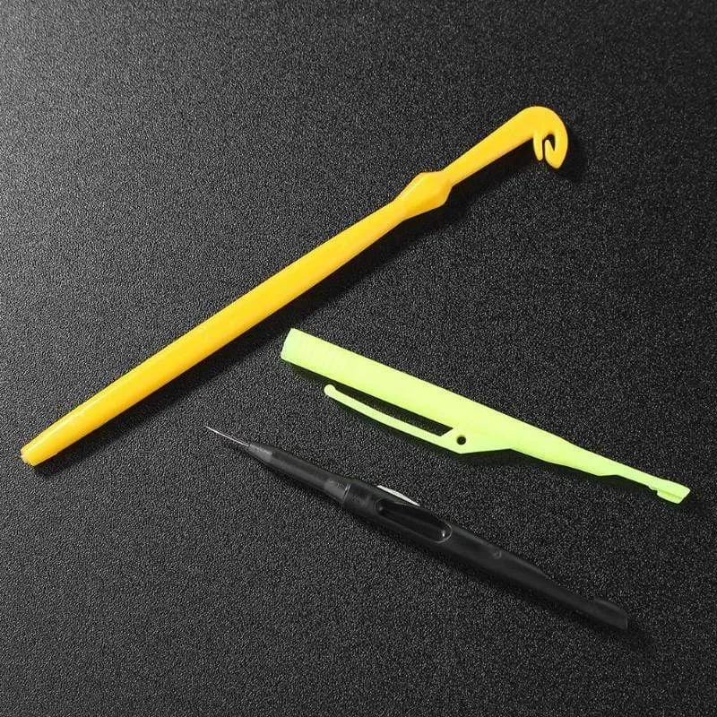 Angelgerät Knoten Binden Tool Kit Fisch Haken Remover Disgorger Unhook Extractor Knoten Picker Nadel Haken Tier