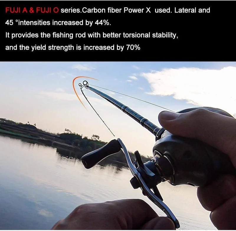 2Section FUJI Guide Angelrute OBEI Spinning Casting Reiserute 7-42g 1.98 2.10. 2.24m Baitcasting ML M MH FAST Rute