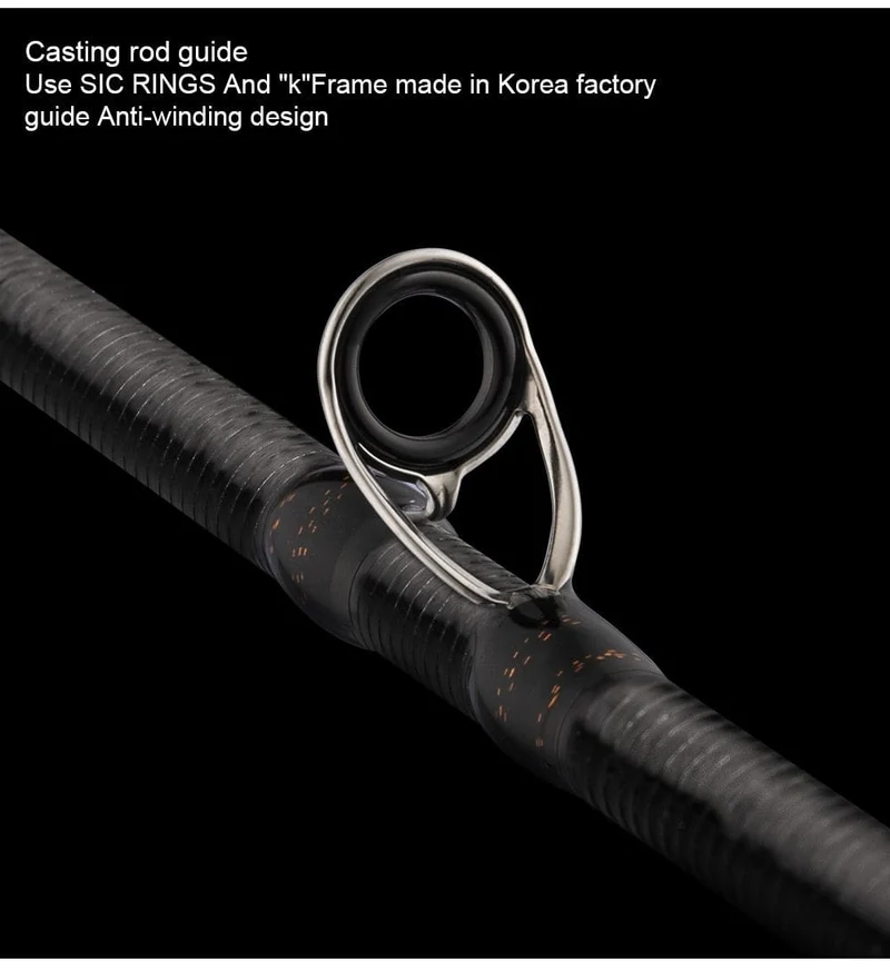 2Section FUJI Guide Angelrute OBEI Spinning Casting Reiserute 7-42g 1.98 2.10. 2.24m Baitcasting ML M MH FAST Rute