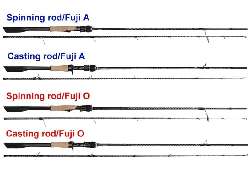 2Section FUJI Guide Angelrute OBEI Spinning Casting Reiserute 7-42g 1.98 2.10. 2.24m Baitcasting ML M MH FAST Rute