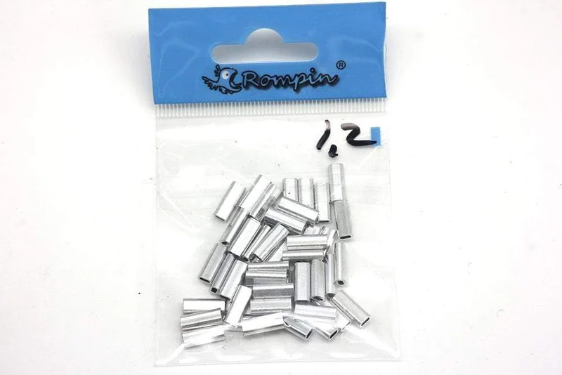 50 teile/los Weiß Oval Aluminium Angelröhrchen Angeldraht Rohr Crimphülsen Stecker Angelschnur Zubehör Aluminium