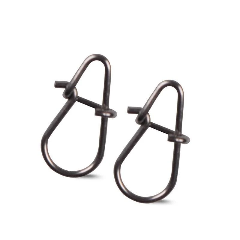 50 Teile/los Edelstahl Haken Schnelle Clip Lock Snap Swivel Angeln Solide Ringe Sicherheits Snaps Angelhaken Connector Angelgerät