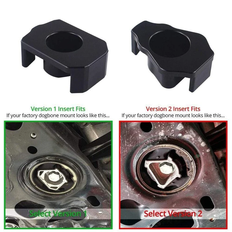 Billet Aluminium MQB Dogbone Mount Insert MKVII Für Volkswagen Golf/GTI/R, 8V Für Audi A3 S3 RS3 MKIII FÜR AUDI TT TTS TTRS