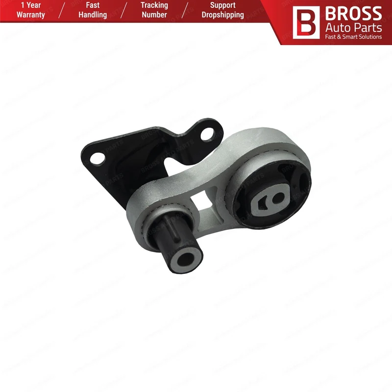 Bross BSP921 Untere hintere Motor-Getriebe-Getriebehalterung 3S616P082AA für B-Max JK 2012-On, Fiesta MK5, Fiesta MK6, Fusion,