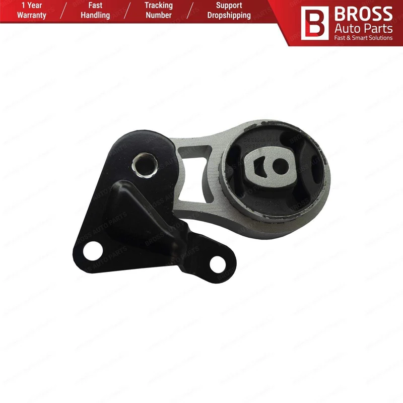 Bross BSP921 Untere hintere Motor-Getriebe-Getriebehalterung 3S616P082AA für B-Max JK 2012-On, Fiesta MK5, Fiesta MK6, Fusion,
