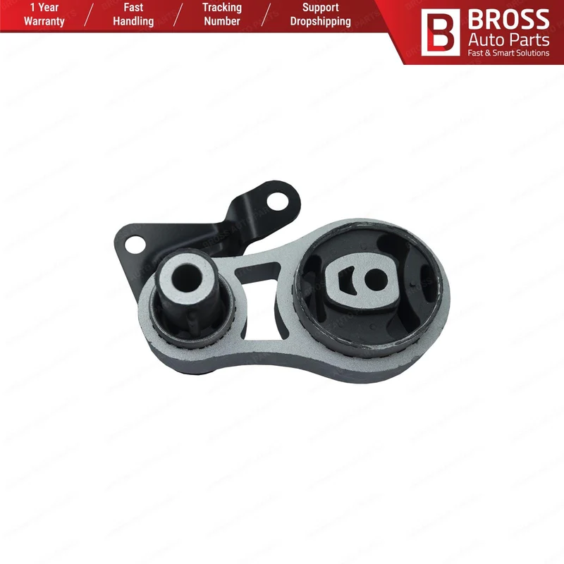 Bross BSP921 Untere hintere Motor-Getriebe-Getriebehalterung 3S616P082AA für B-Max JK 2012-On, Fiesta MK5, Fiesta MK6, Fusion,