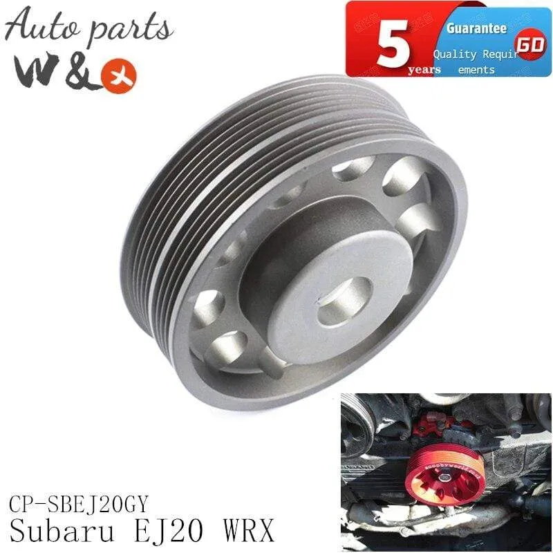 Für Subaru EJ20 WRX STI Impreza Liberty Kurbelwelle Fall Harmonische Balancer Pulley Rad CP-SBEJ20GY