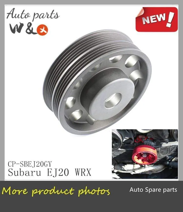 Für Subaru EJ20 WRX STI Impreza Liberty Kurbelwelle Fall Harmonische Balancer Pulley Rad CP-SBEJ20GY