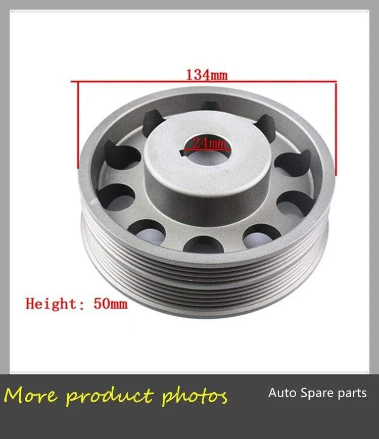 Für Subaru EJ20 WRX STI Impreza Liberty Kurbelwelle Fall Harmonische Balancer Pulley Rad CP-SBEJ20GY