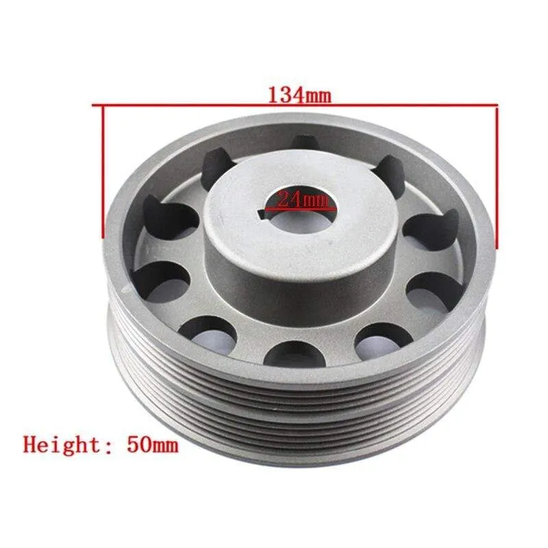 Für Subaru EJ20 WRX STI Impreza Liberty Kurbelwelle Fall Harmonische Balancer Pulley Rad CP-SBEJ20GY