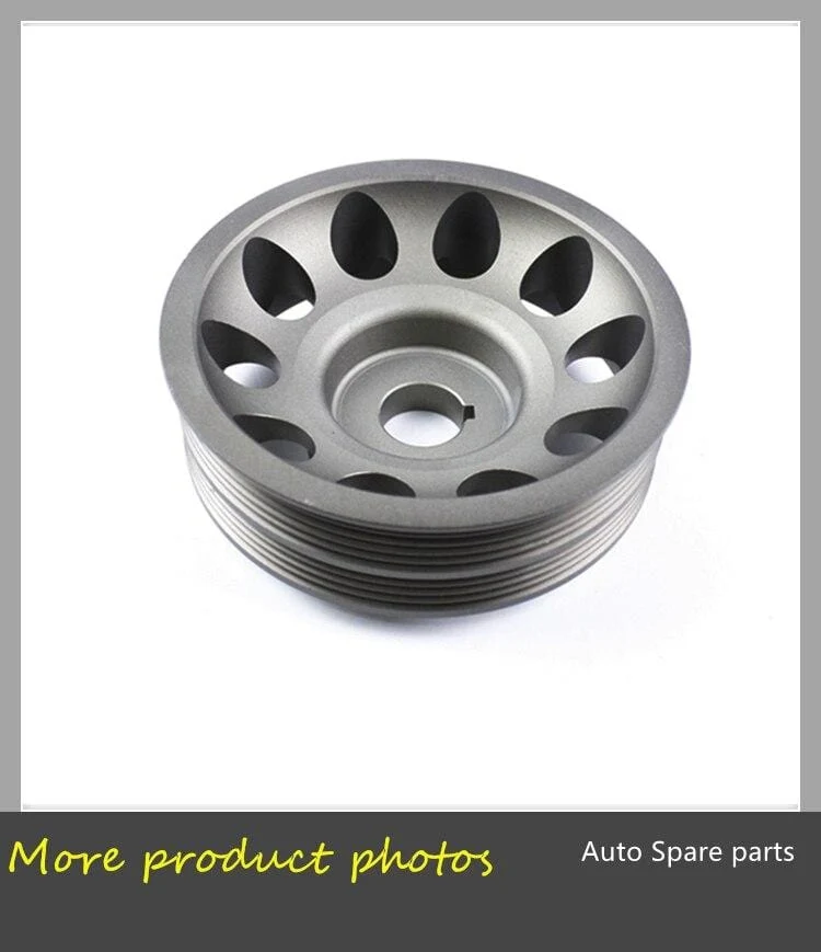 Für Subaru EJ20 WRX STI Impreza Liberty Kurbelwelle Fall Harmonische Balancer Pulley Rad CP-SBEJ20GY
