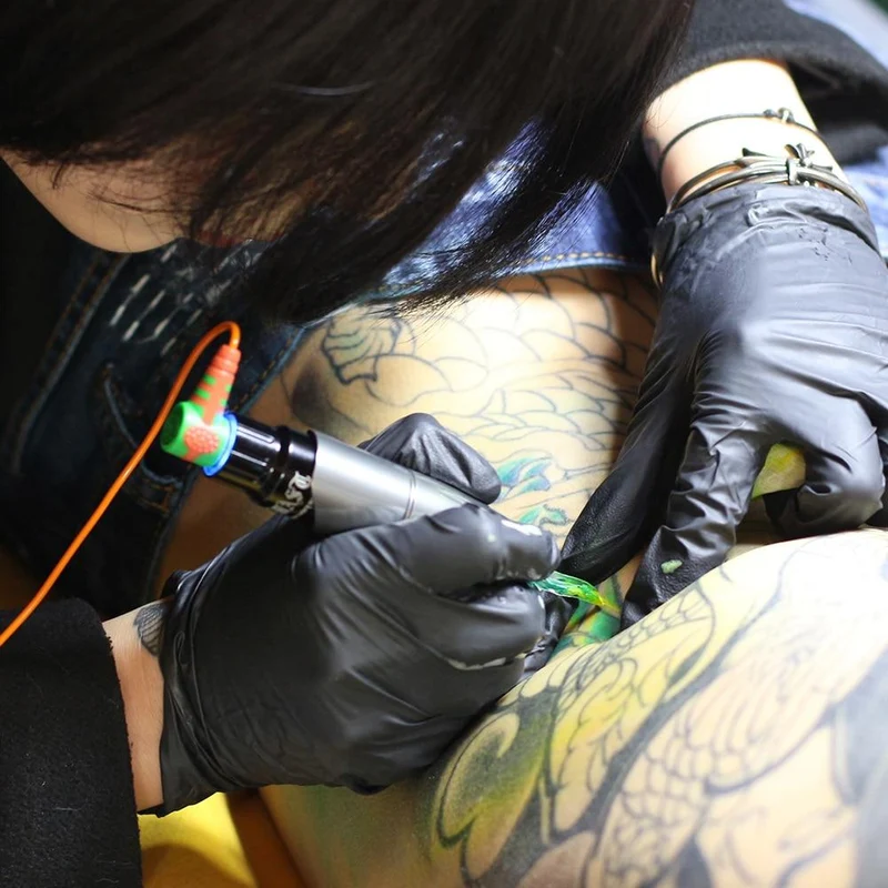 Dragonhawk Mast Tour Tattoo Rotary Pen Tattoo Kit Maschinenset Kit Motor Rotary Pen Power Nadeln