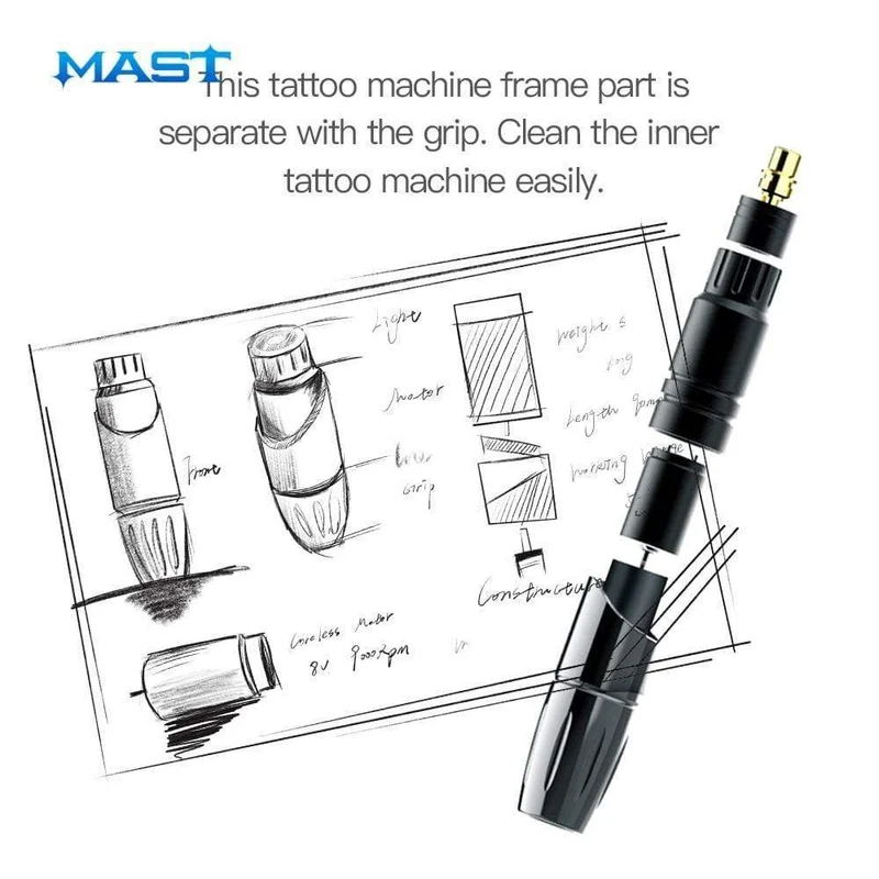 Tattoo Rotary Maschine Stift Augenbraue Tattoo Werkzeuge Dragon Hawk Mast Permanent Make-up Maschine für Tattoo